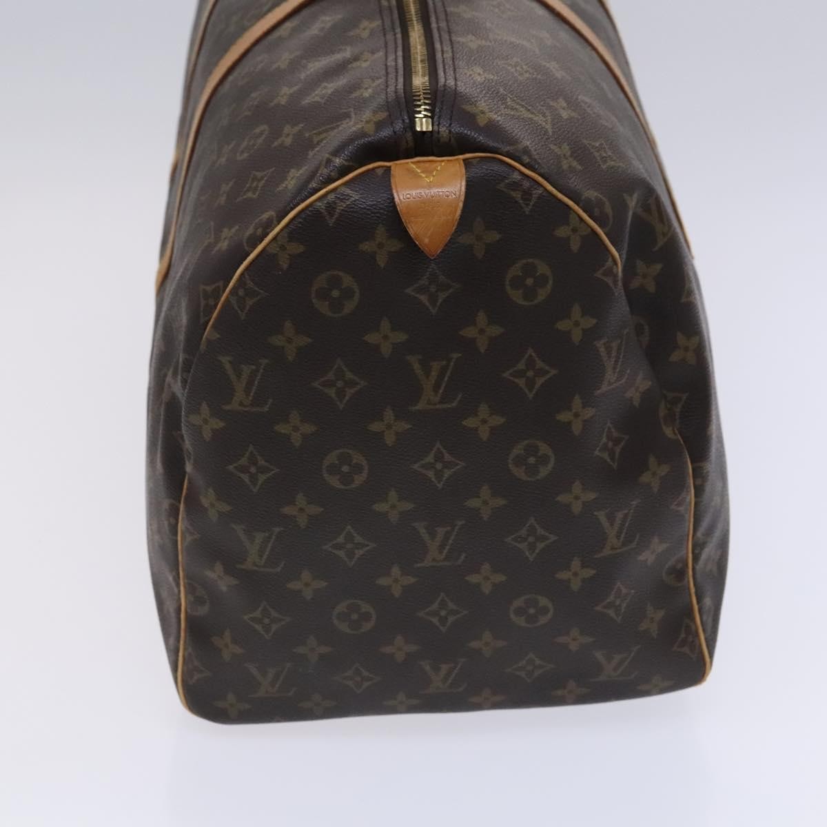 Louis Vuitton Keepall Bag Monogram Canvas Brown Canvas Travel Bag Bag (Pre-Owned)
