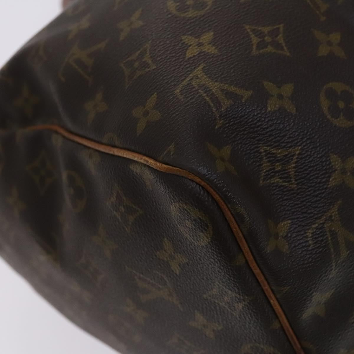 Louis Vuitton Keepall Bag Monogram Canvas Brown Canvas Travel Bag Bag (Pre-Owned)