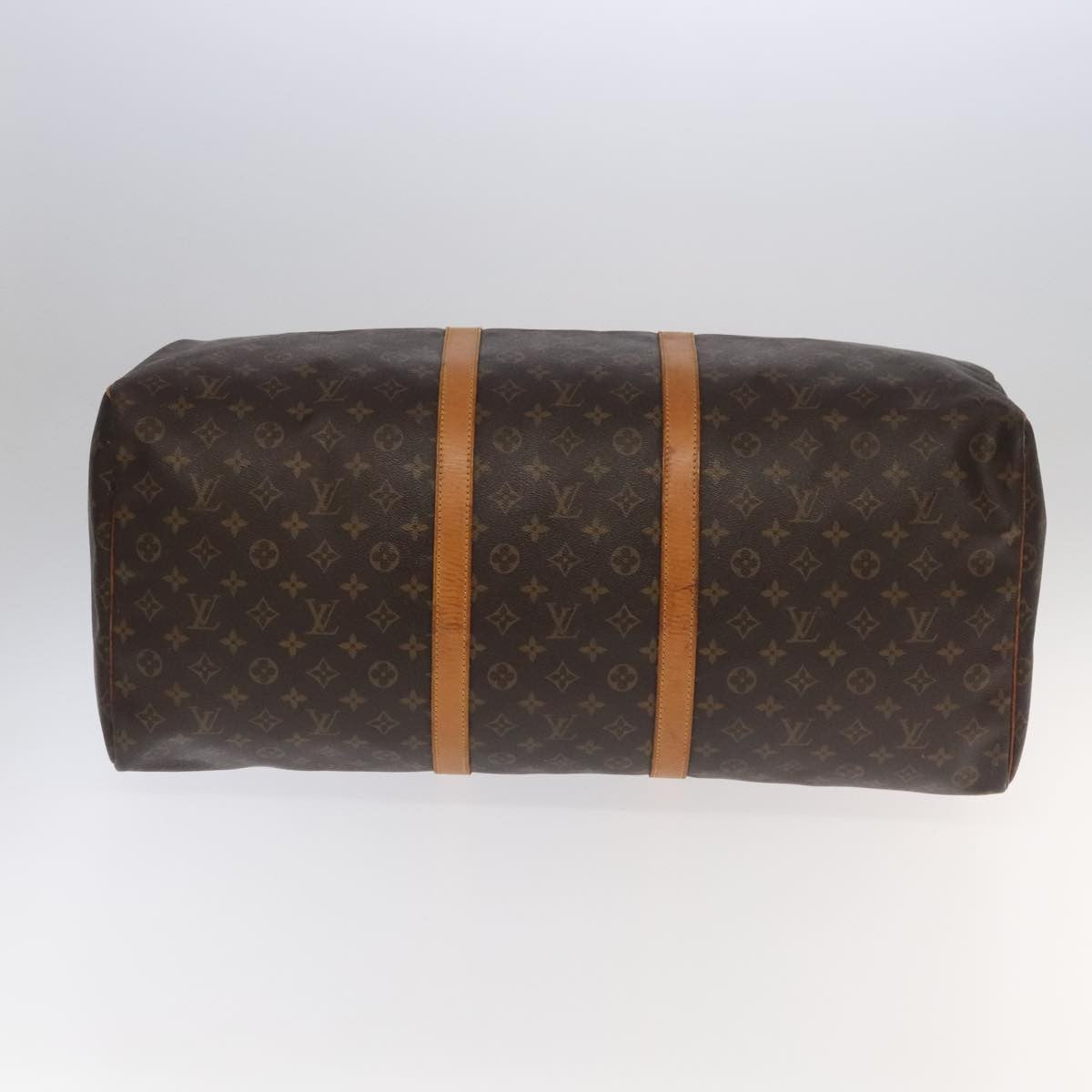 Louis Vuitton Keepall Bag Monogram Canvas Brown Canvas Travel Bag Bag (Pre-Owned)