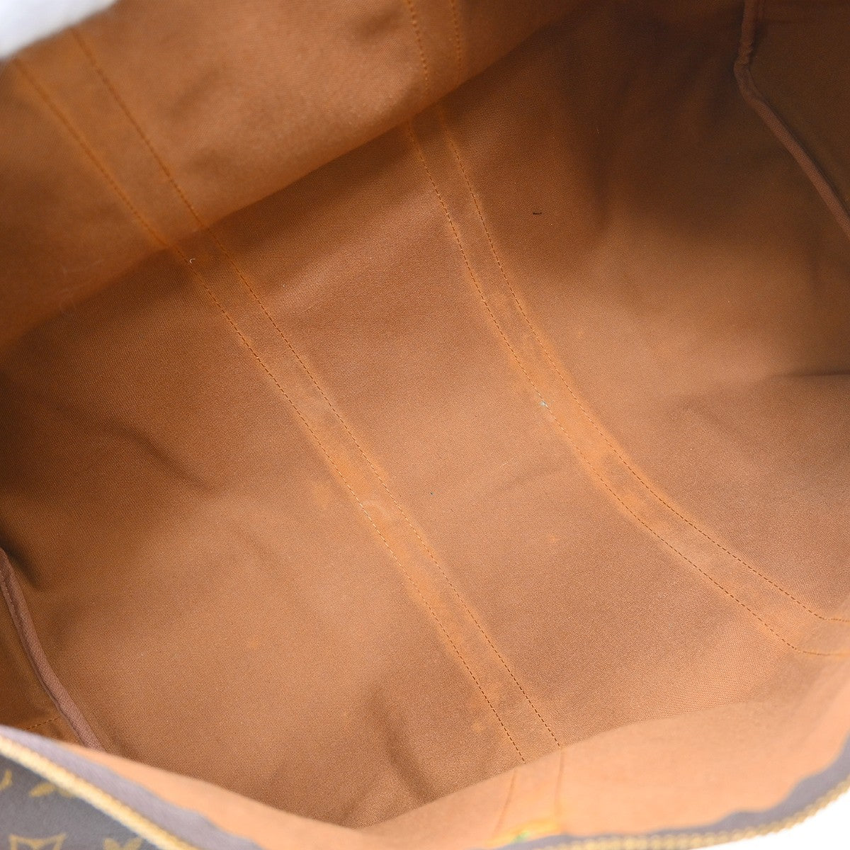 Louis Vuitton Keepall Bandouliere Bag Monogram Canvas Brown Canvas Travel Bag Bag (Pre-Owned)
