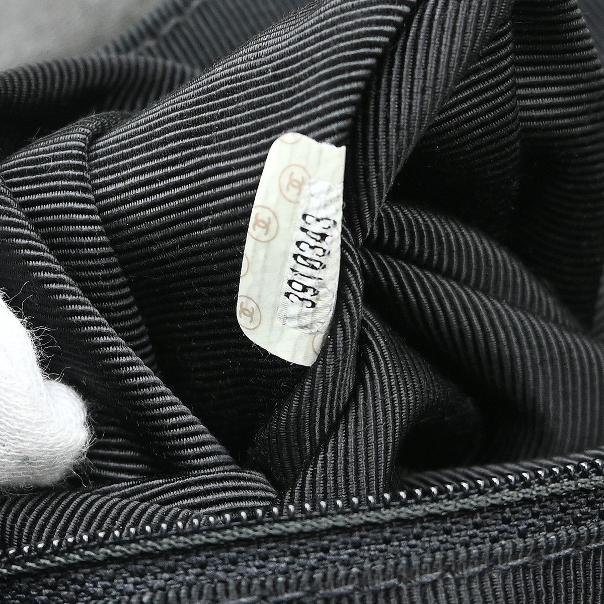 Chanel Vintage Flap Backpack Leather Black Leather Backpack Bag (Pre-Owned)