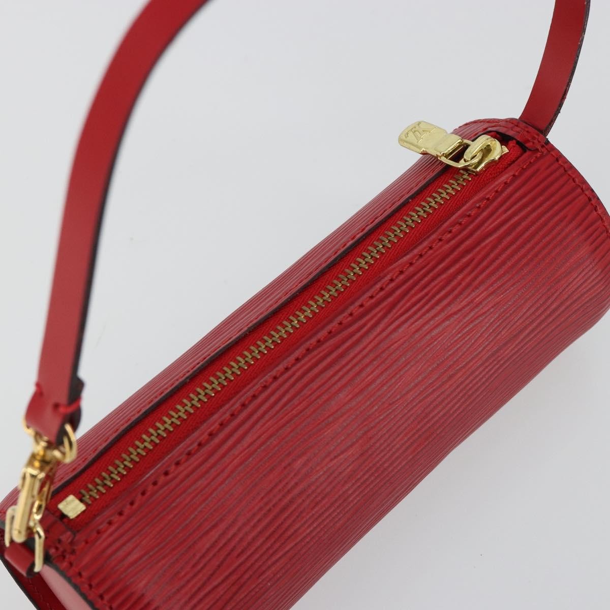 Louis Vuitton Soufflot Pochette Epi Leather Red Leather Clutche & Pouche Bag (Pre-Owned)