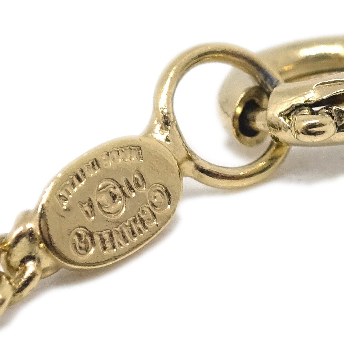 Chanel Coco Long Necklace Gold-Plated Gold Gold_Plated Necklace Jewelry (Pre-Owned)
