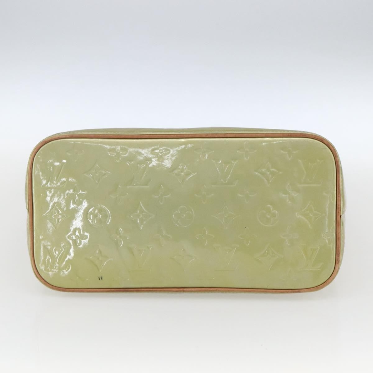 Louis Vuitton Houston Handbag Monogram Vernis Green Patent_Leather Tote Bag Bag (Pre-Owned)