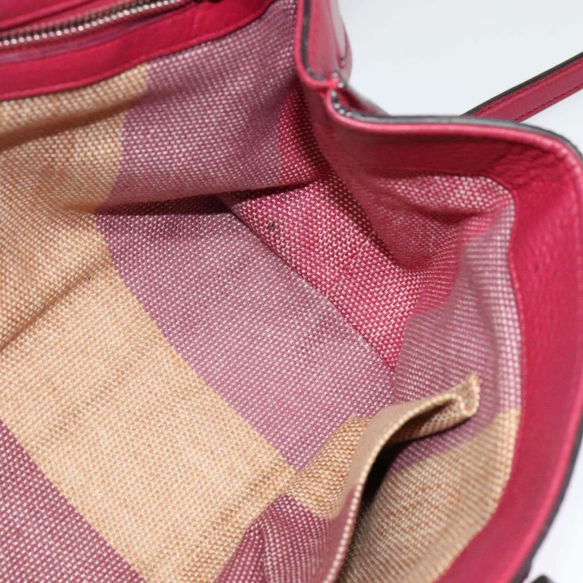 Gucci Bamboo Daily Top Handle Bag Leather Pink Leather Bag (Pre-Owned)