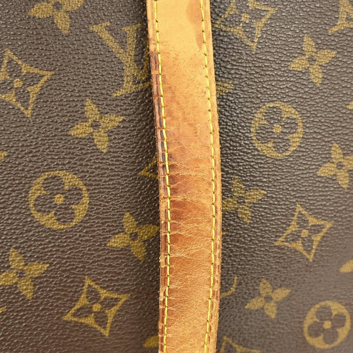 Louis Vuitton Cabas Mezzo Monogram Canvas Brown Canvas Tote Bag Bag (Pre-Owned)