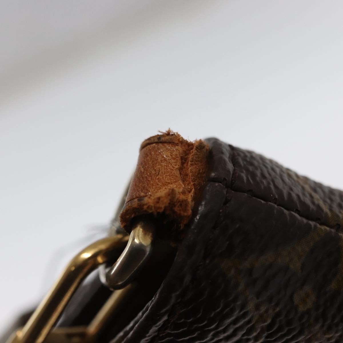 Louis Vuitton Partition Wristlet Clutch Monogram Canvas Brown Canvas Clutche & Pouche Bag (Pre-Owned)
