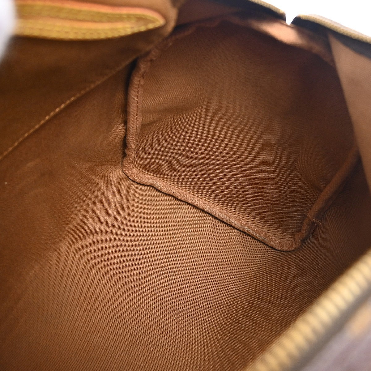 Louis Vuitton Speedy Handbag Monogram Canvas Brown Canvas Handbag (Pre-Owned)