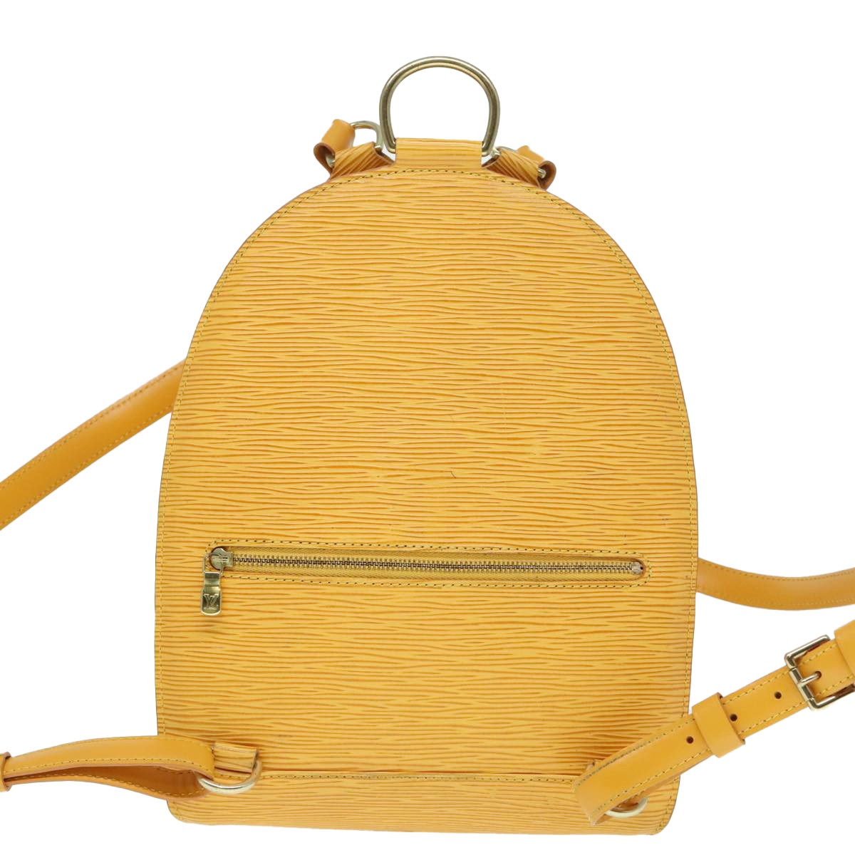 Louis Vuitton Mabillon Backpack Epi Leather Yellow Leather Backpack Bag (Pre-Owned)