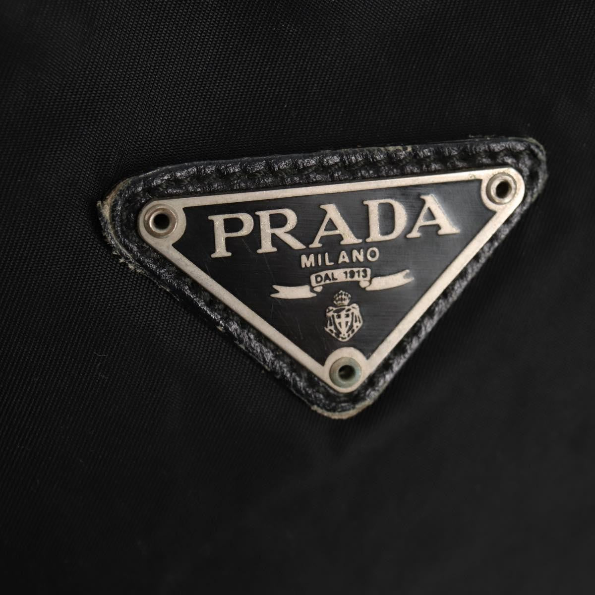 Prada Front Pocket Backpack Tessuto Black Nylon Backpack Bag (Pre-Owned)