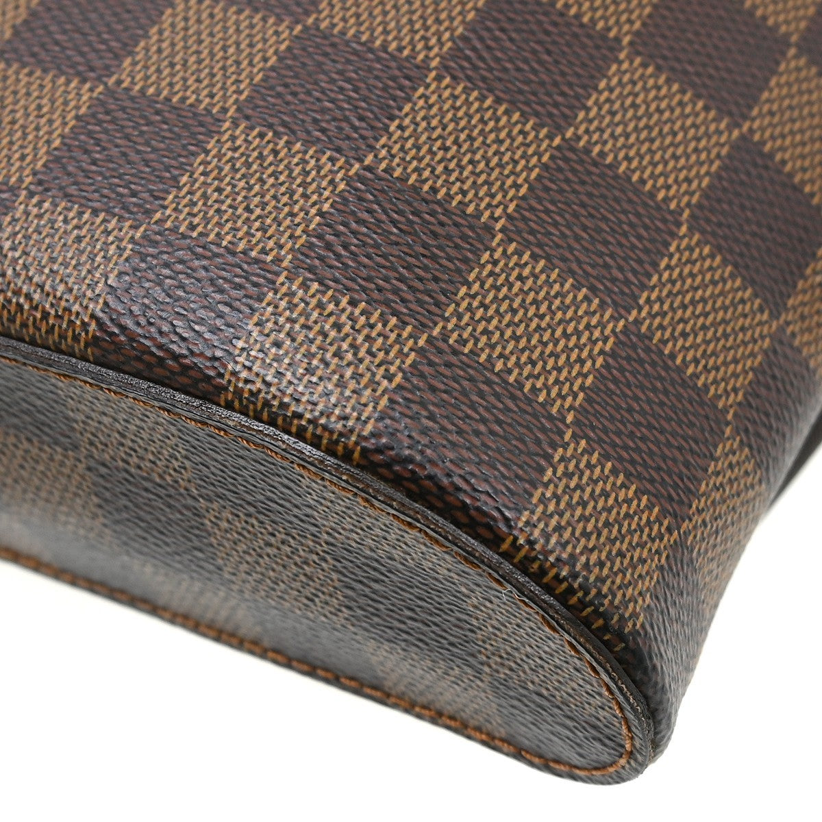 Louis Vuitton Geronimos Waist Bag Damier Brown Canvas Shoulder Bag Bag (Pre-Owned)