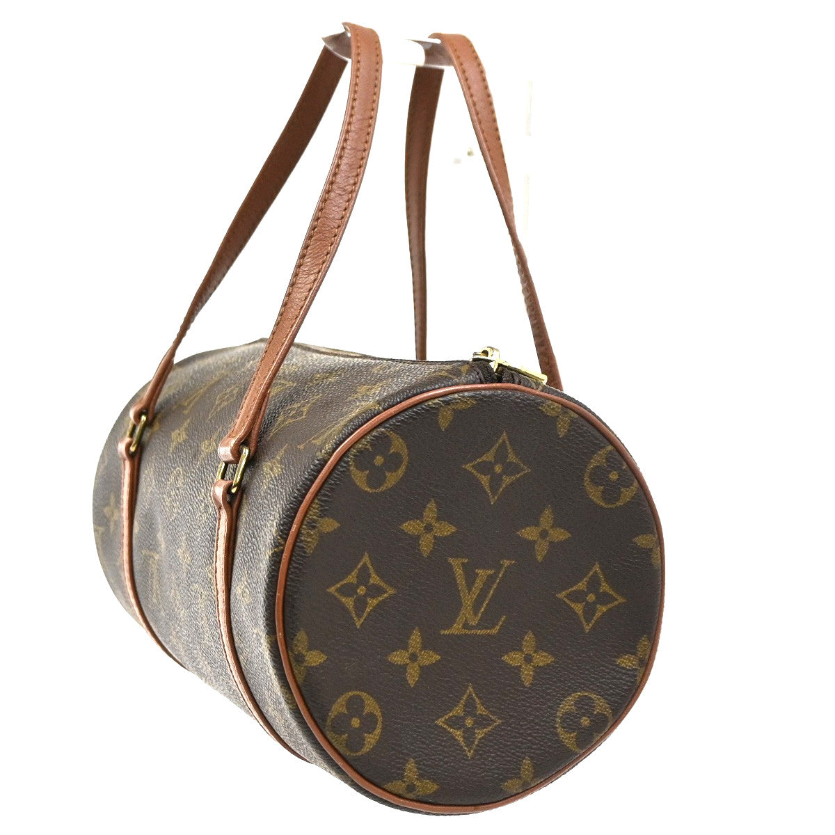Louis Vuitton Papillon Handbag Monogram Canvas Brown Canvas Handbag (Pre-Owned)