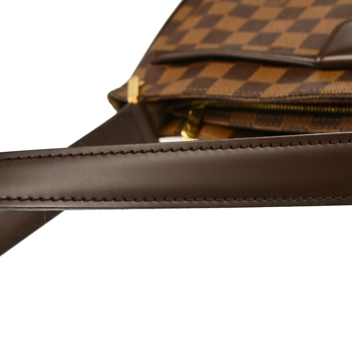 Louis Vuitton Aubagne Bag Damier Brown Canvas Shoulder Bag Bag (Pre-Owned)