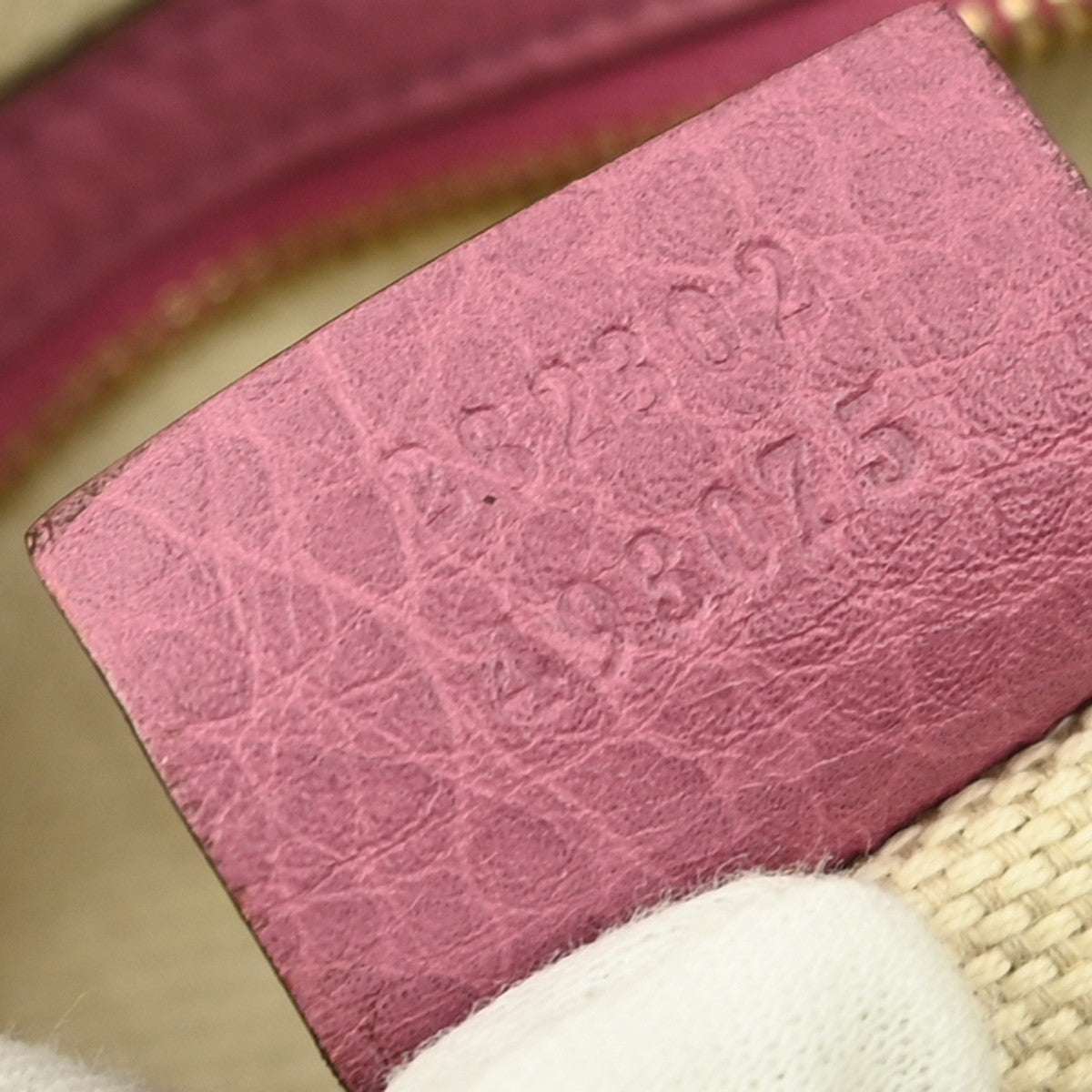 Gucci Soho Boston Bag Leather Pink Leather Handbag (Pre-Owned)