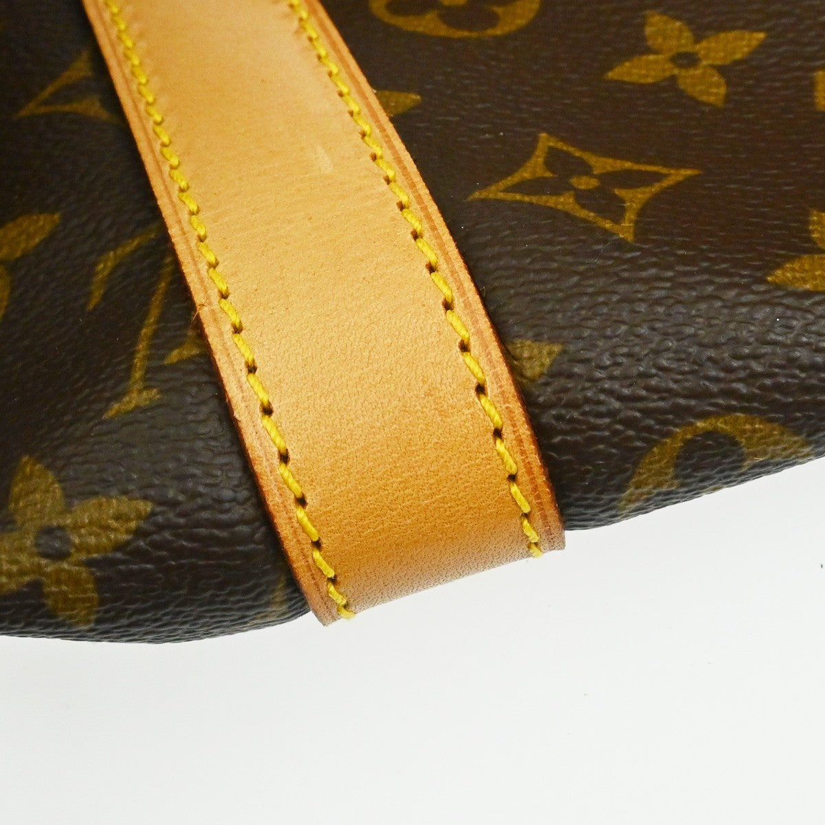 Louis Vuitton Keepall Bandouliere Bag Monogram Canvas Brown Canvas Travel Bag Bag (Pre-Owned)