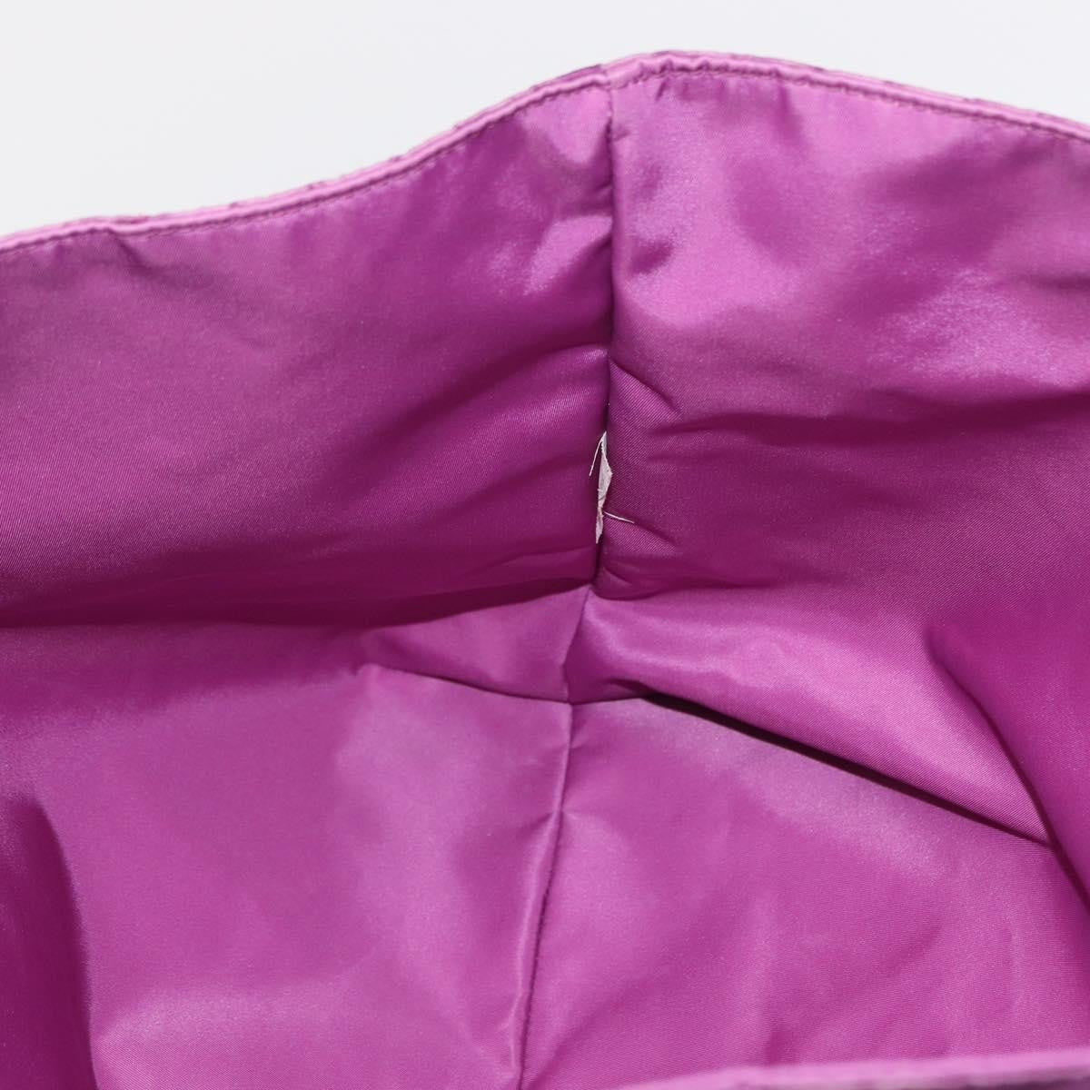 Bottega Veneta Intrecciolusion Tote Printed Nylon Purple Nylon Tote Bag Bag (Pre-Owned)