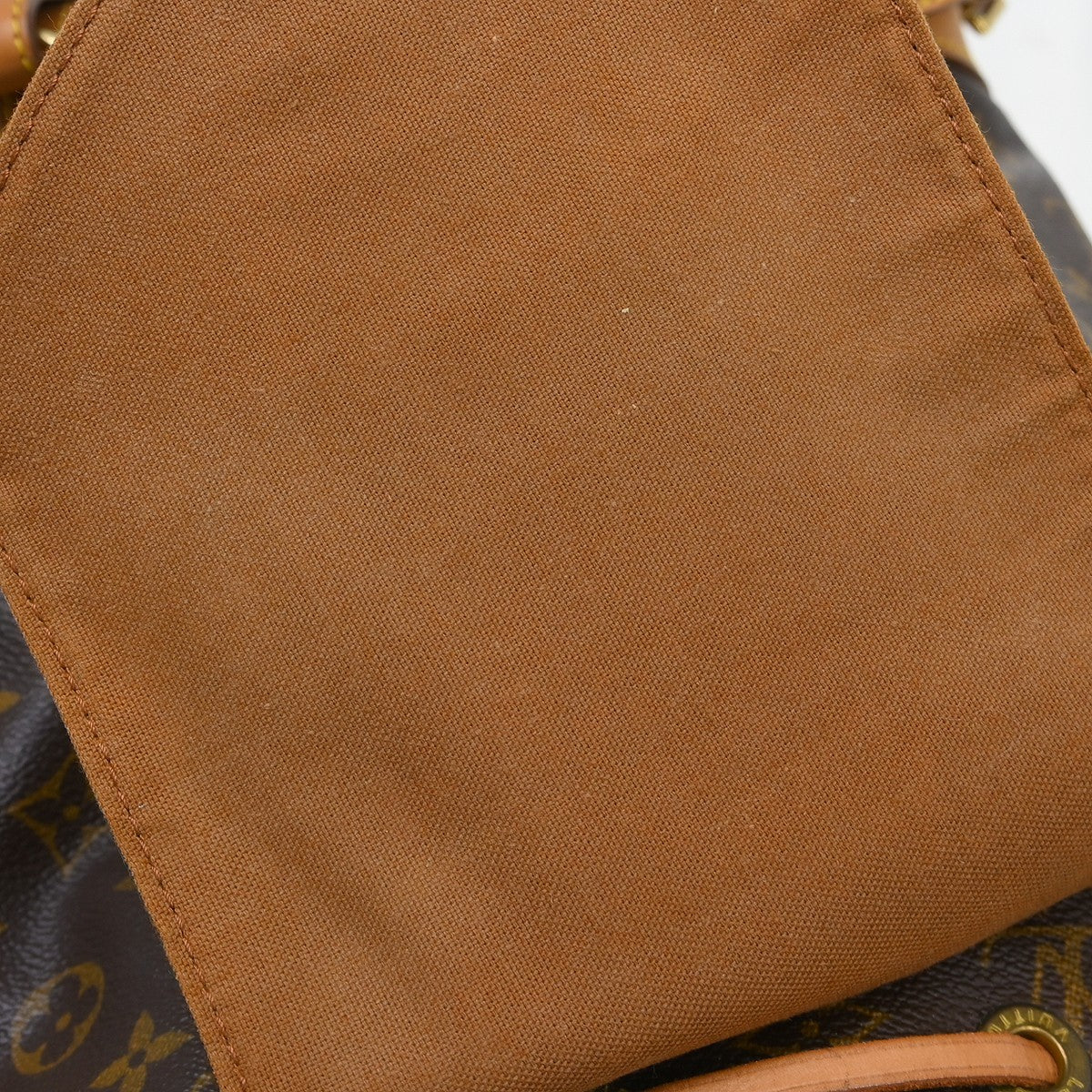 Louis Vuitton Montsouris Backpack Monogram Canvas Brown Canvas Backpack Bag (Pre-Owned)