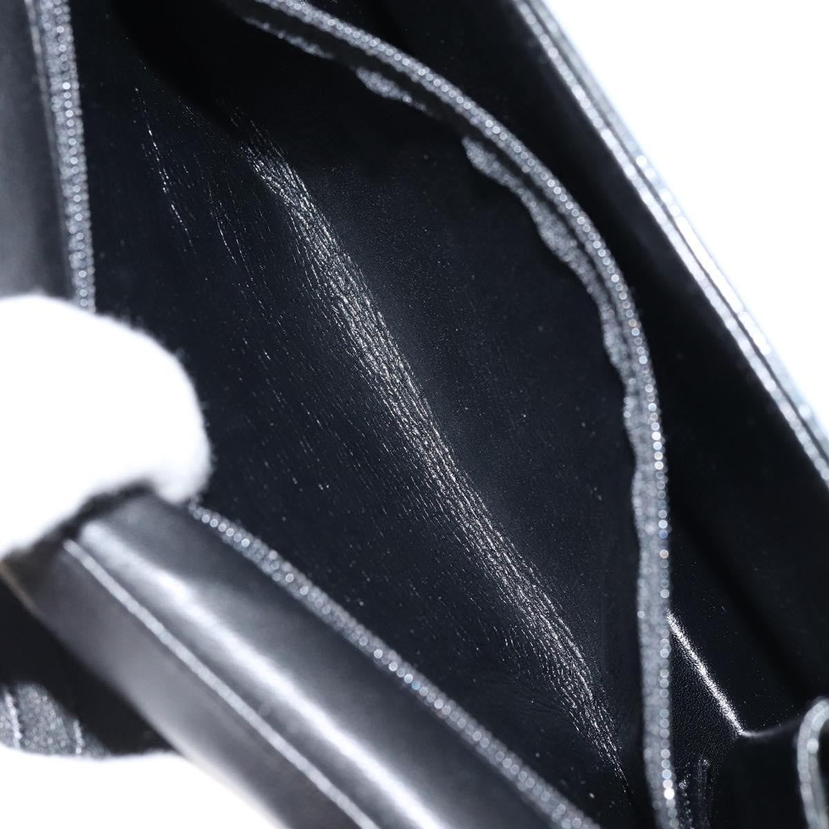 Chanel Wallet On Chain Quilted Patent Black Patent_Leather Shoulder Bag Bag (Pre-Owned)
