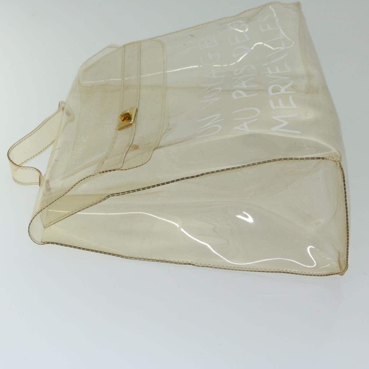 Hermes Kelly Souvenir Bag Vinyl Clear Plastic Handbag (Pre-Owned)