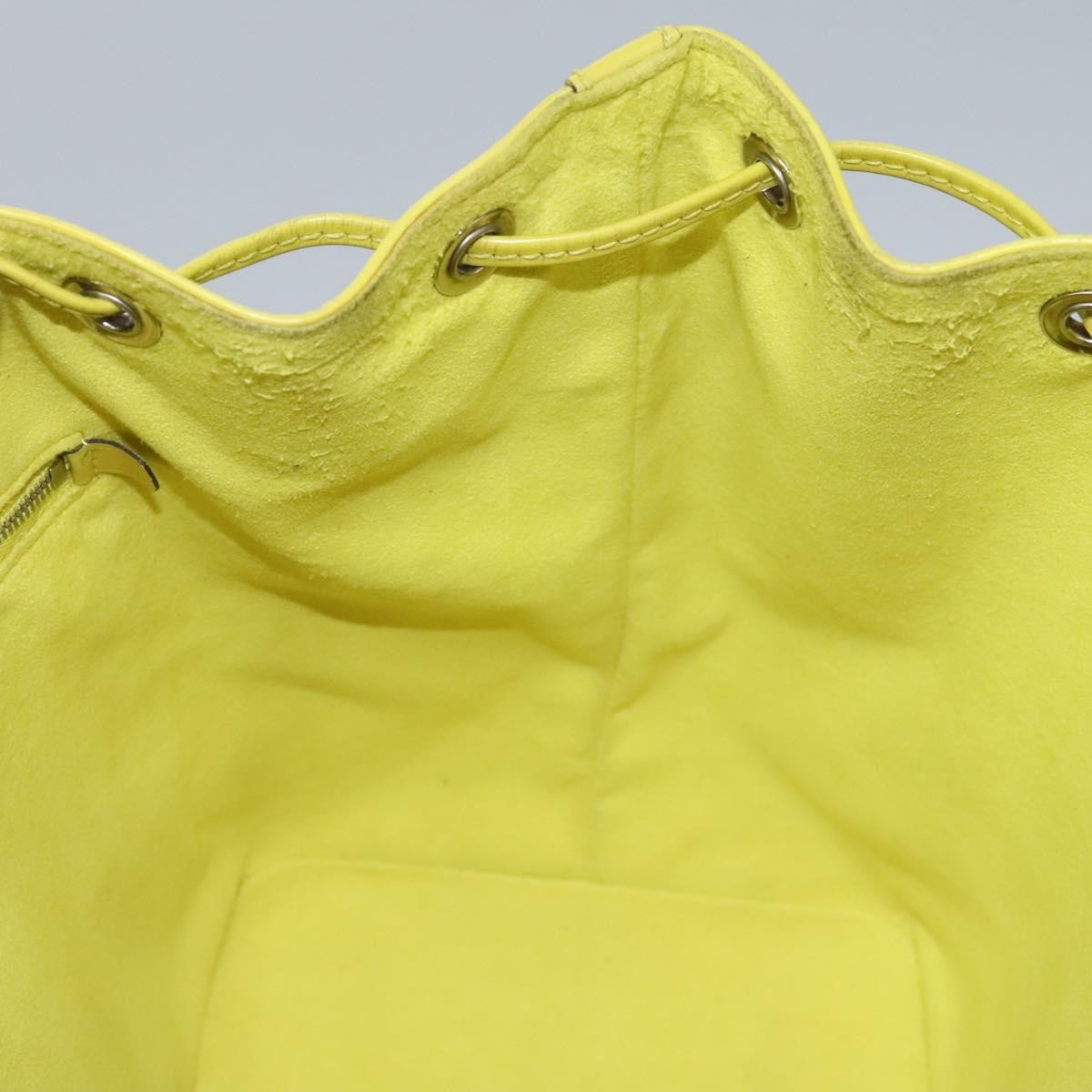 Louis Vuitton Petit Noe Handbag Epi Leather Green Leather Shoulder Bag Bag (Pre-Owned)