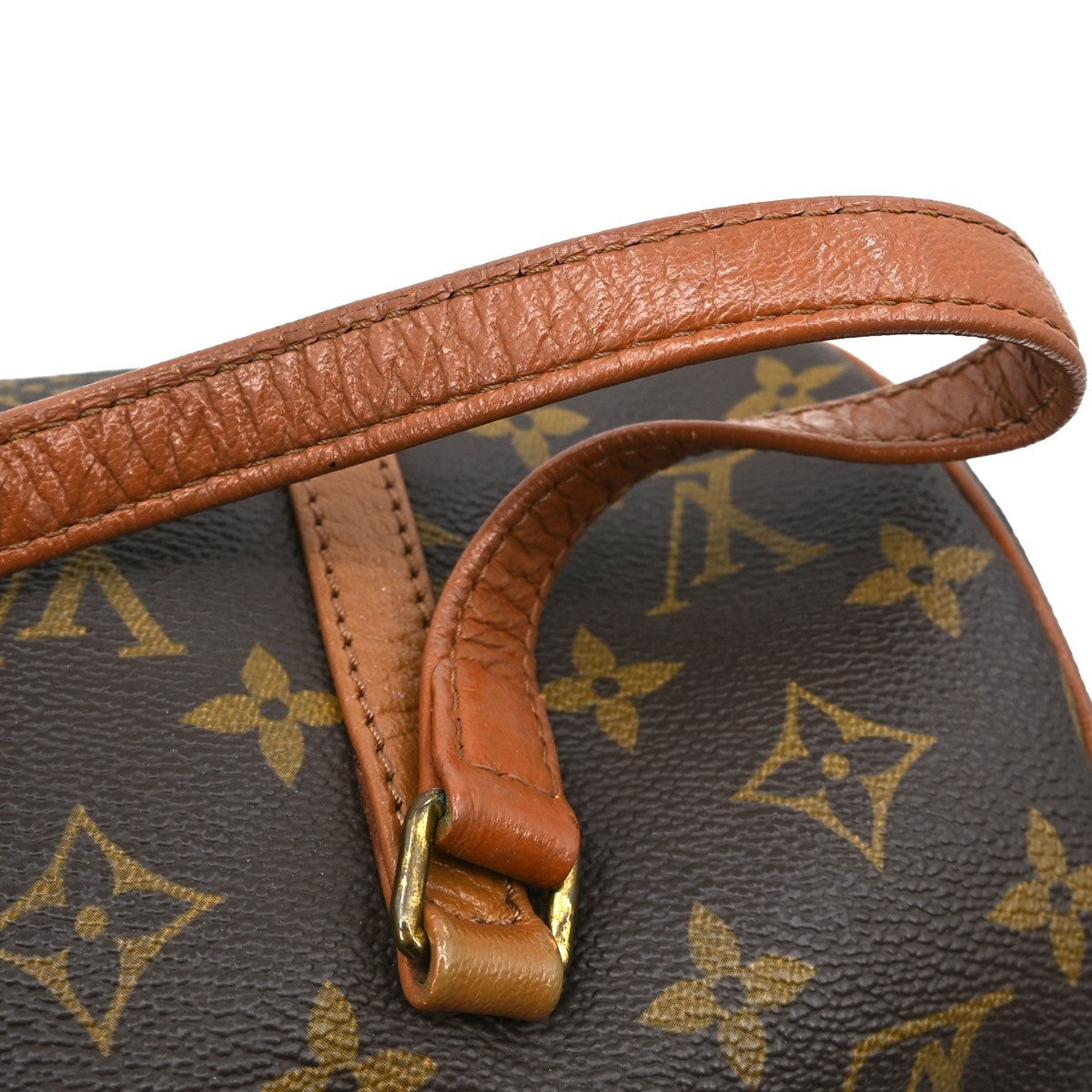 Louis Vuitton Papillon Handbag Monogram Canvas Brown Canvas Handbag (Pre-Owned)