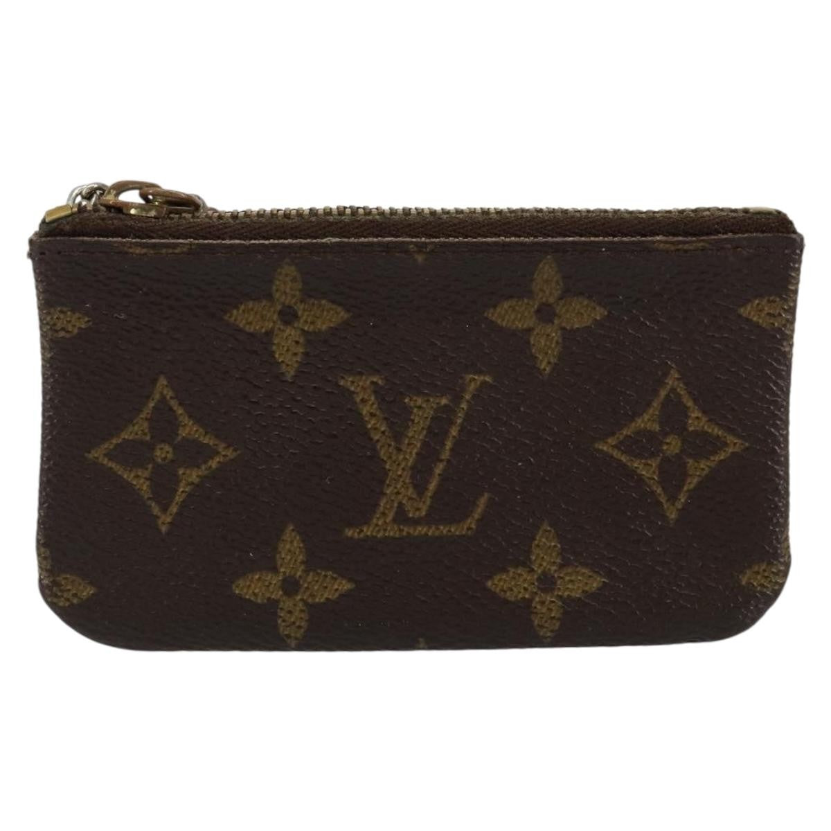 Louis Vuitton Pochette Clés Monogram Canvas Brown Canvas Wallets Accessory (Pre-Owned)