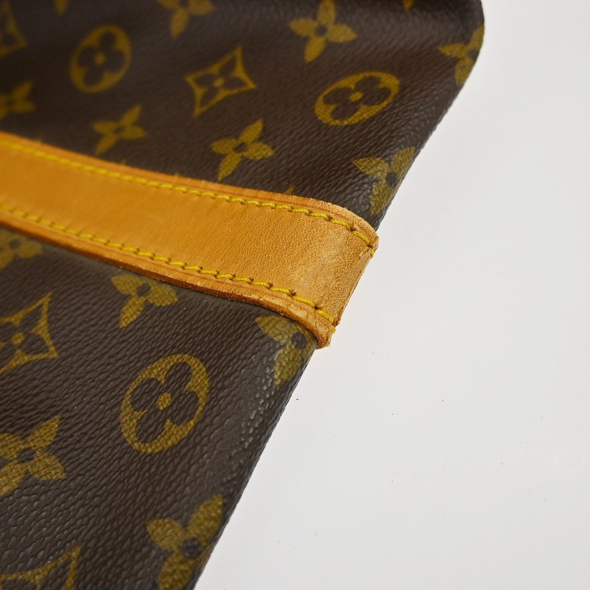 Louis Vuitton Keepall Bandouliere Bag Monogram Canvas Brown Canvas Travel Bag Bag (Pre-Owned)