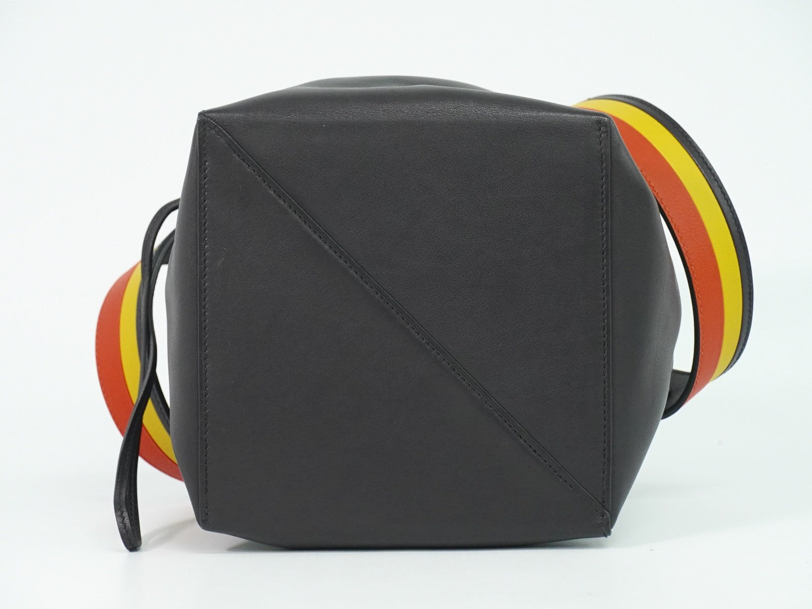 Hermes Licol Bag Volupto Black Leather Shoulder Bag Bag (Pre-Owned)