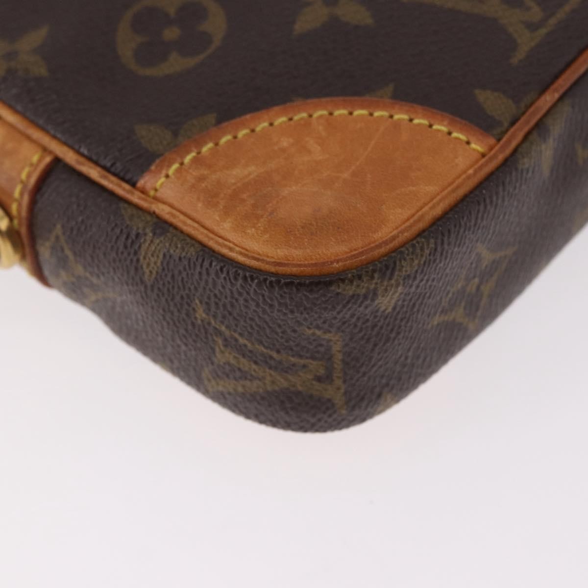 Louis Vuitton Marly Dragonne Clutch Monogram Canvas Brown Canvas Clutche & Pouche Bag (Pre-Owned)