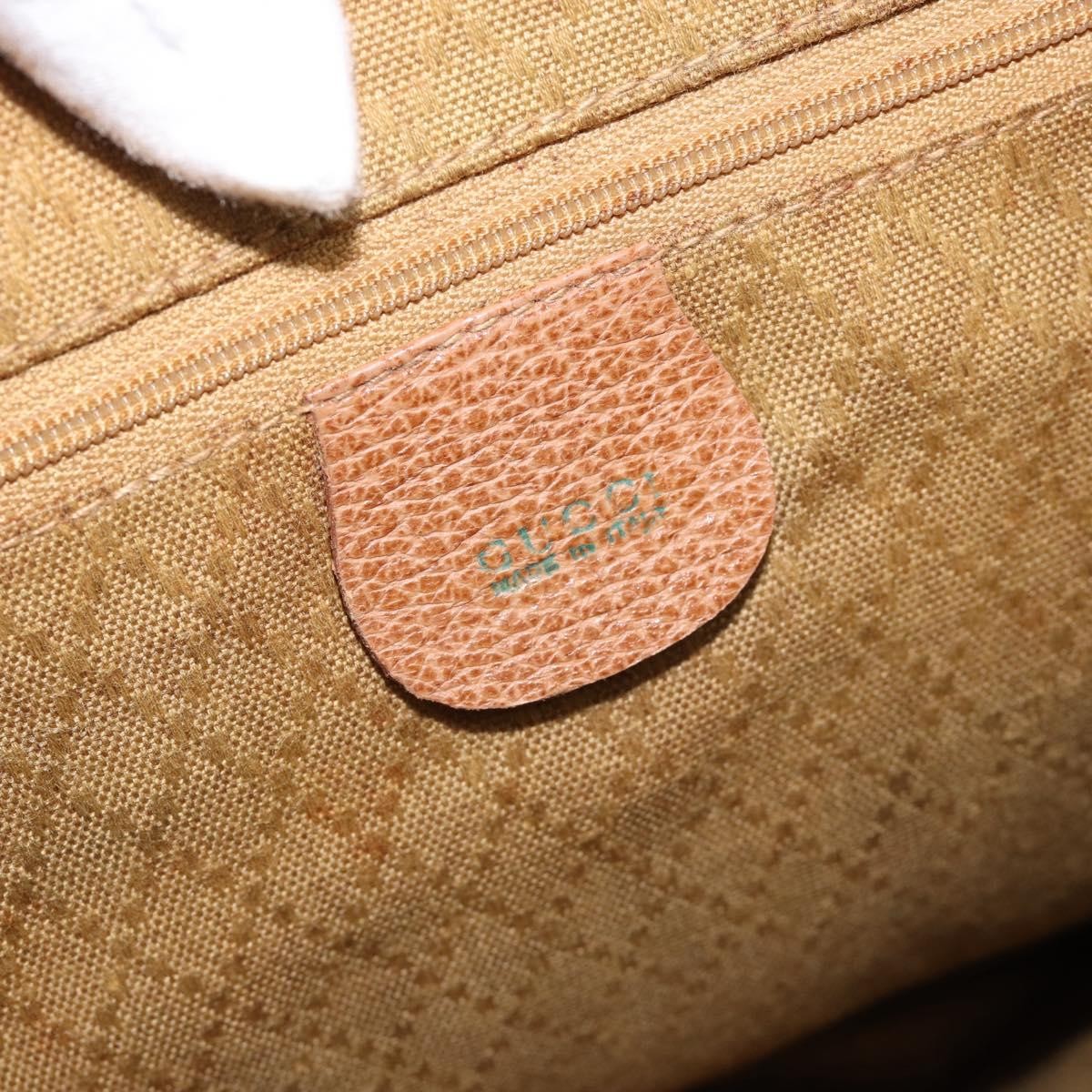 Gucci Vintage Bamboo Backpack Suede Brown Suede Backpack Bag (Pre-Owned)