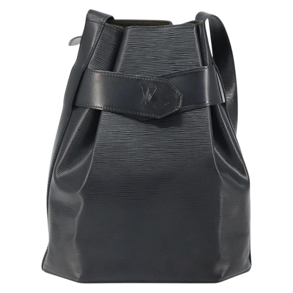 Louis Vuitton Vintage Sac D'epaule Handbag Epi Leather Black Leather Shoulder Bag Bag (Pre-Owned)