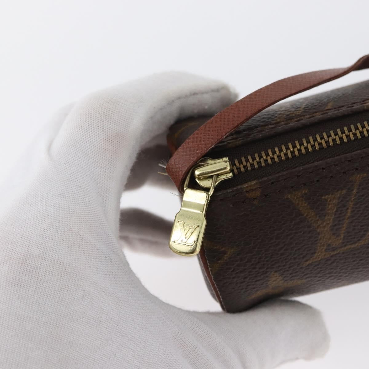 Louis Vuitton Papillon Pochette Monogram Canvas Brown Canvas Clutche & Pouche Bag (Pre-Owned)
