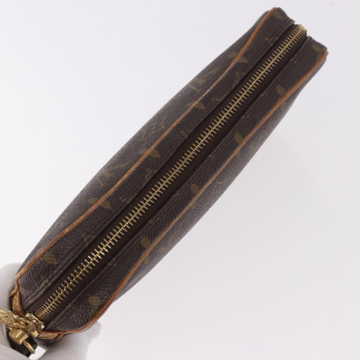 Louis Vuitton Marly Dragonne Clutch Monogram Canvas Brown Canvas Clutche & Pouche Bag (Pre-Owned)