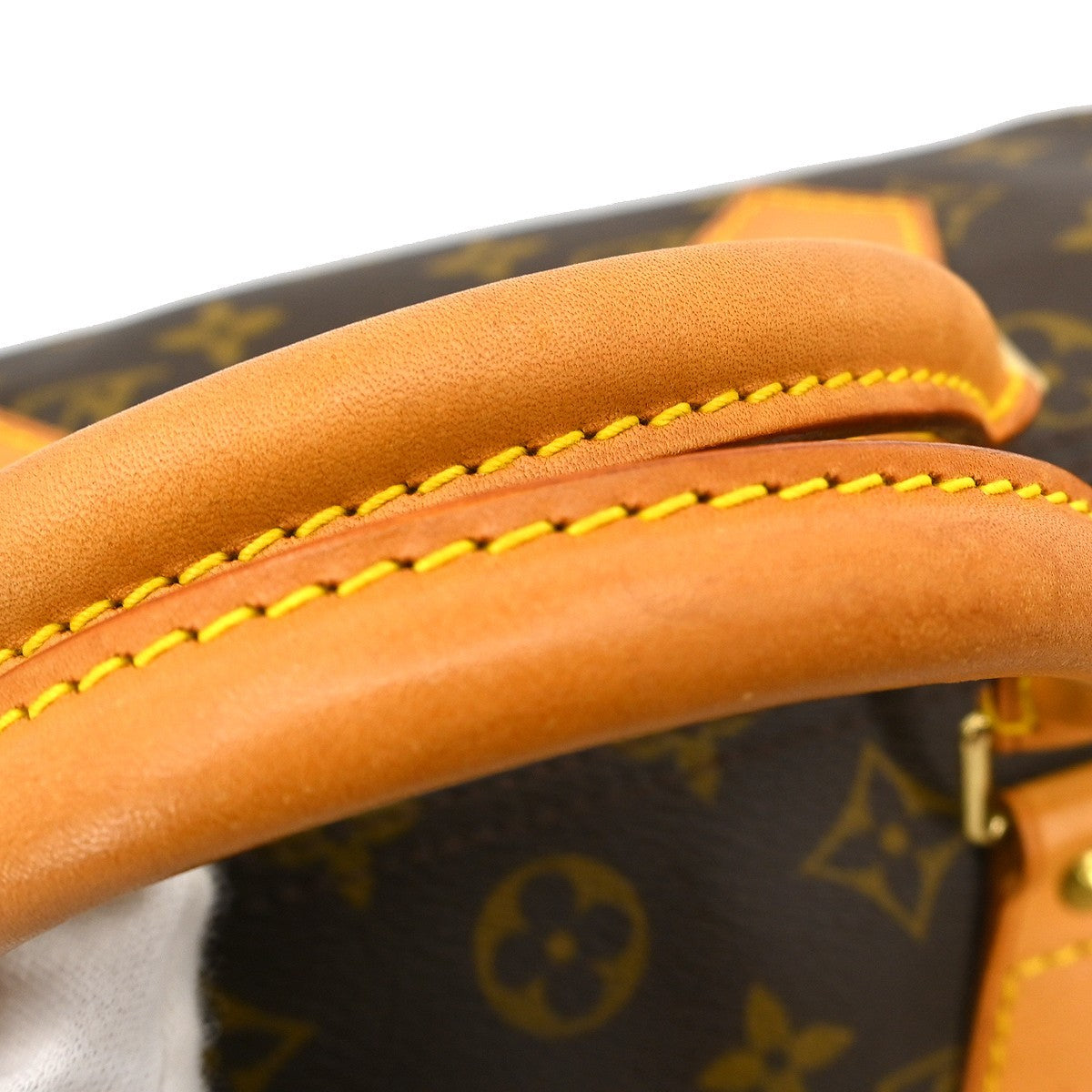 Louis Vuitton Speedy Handbag Monogram Canvas Brown Canvas Handbag (Pre-Owned)