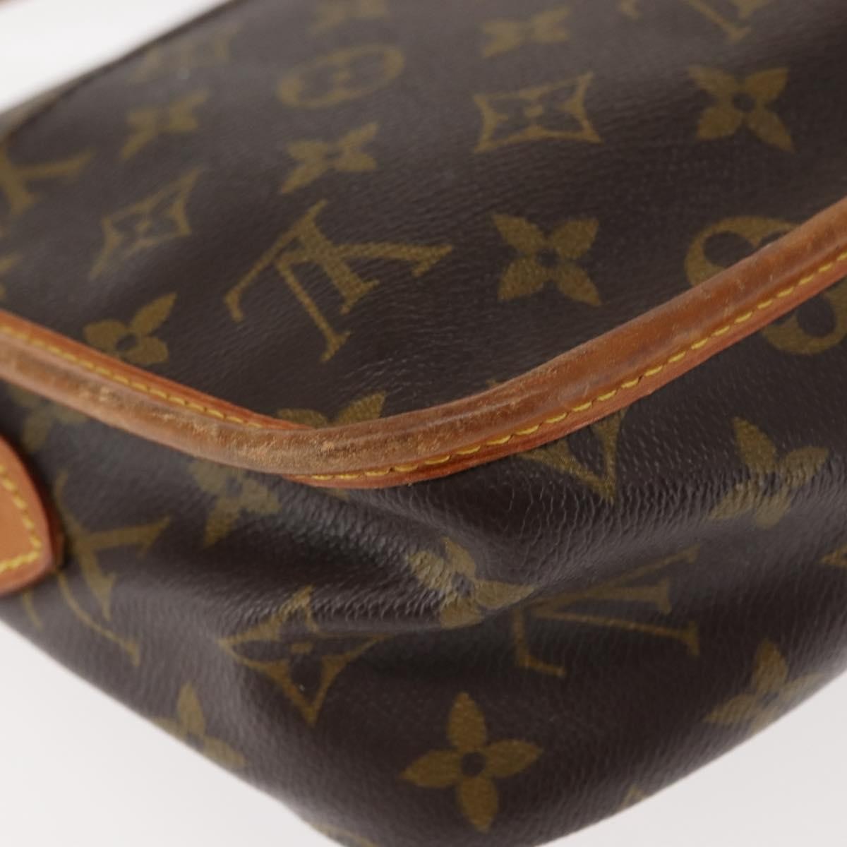 Louis Vuitton Sac Gibeciere Messenger Bag Monogram Canvas Brown Canvas Bag (Pre-Owned)