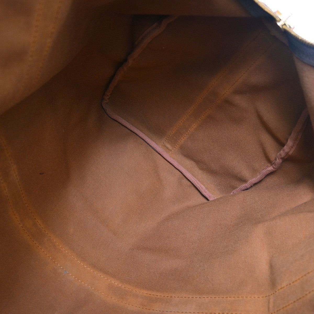 Louis Vuitton Keepall Bandouliere Bag Monogram Canvas Brown Canvas Travel Bag Bag (Pre-Owned)