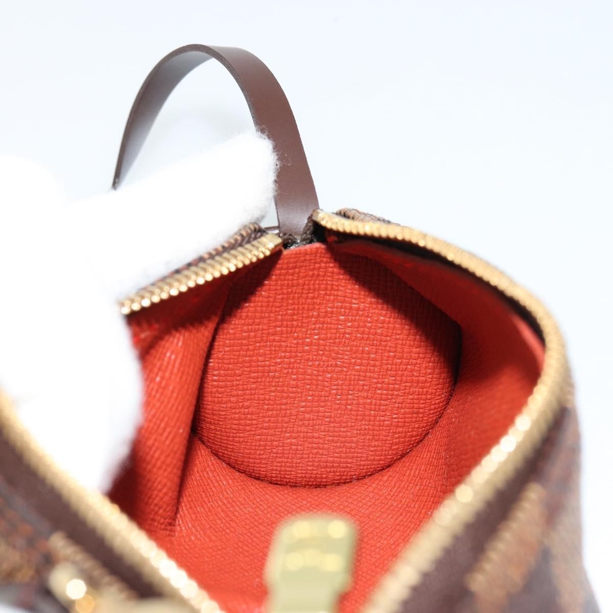 Louis Vuitton Papillon Pochette Damier Brown Canvas Clutche & Pouche Bag (Pre-Owned)