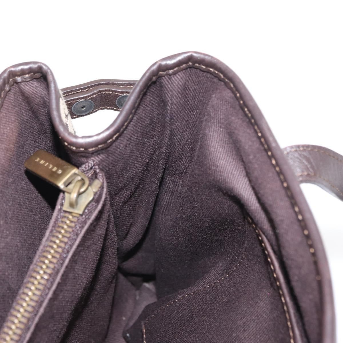 Celine Vintage Macadam Handbag Canvas Beige Canvas Handbag (Pre-Owned)