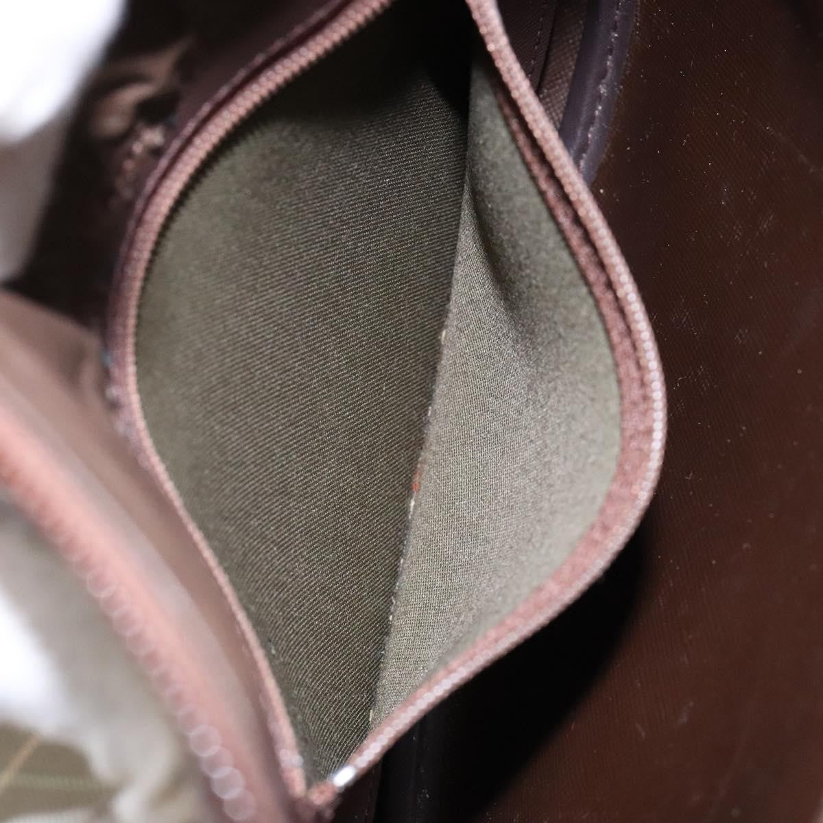 Burberry Nova Check Shoulder Bag Canvas Beige Canvas Shoulder Bag Bag (Pre-Owned)