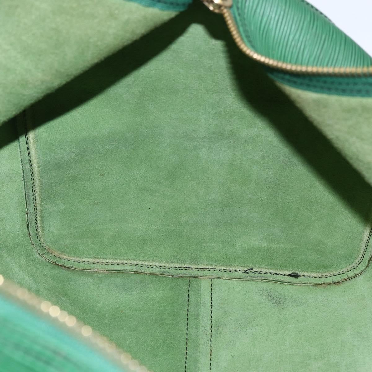 Louis Vuitton Keepall Bag Epi Leather Green Leather Travel Bag Bag (Pre-Owned)