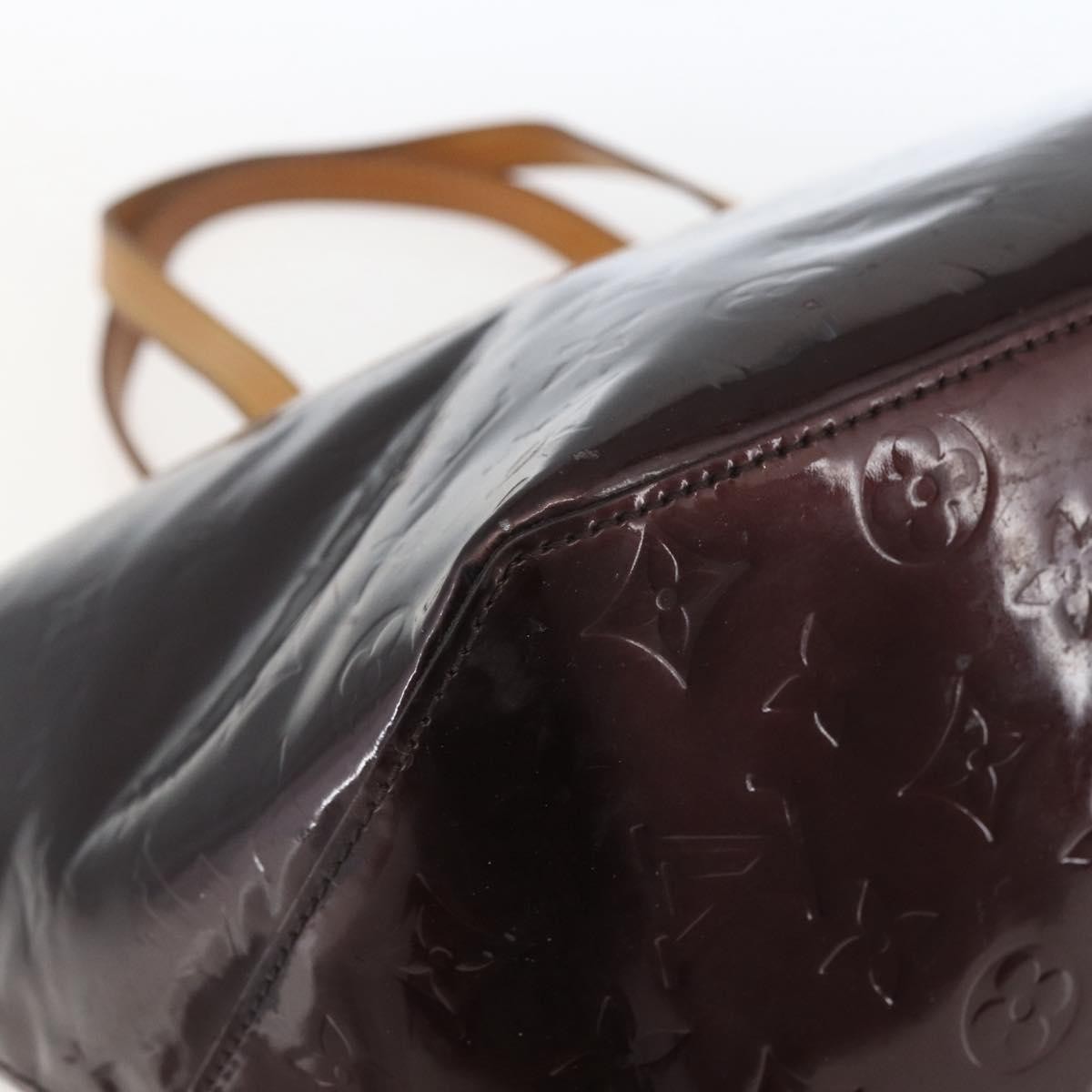 Louis Vuitton Bellevue Handbag Monogram Vernis Brown Patent_Leather Tote Bag Bag (Pre-Owned)