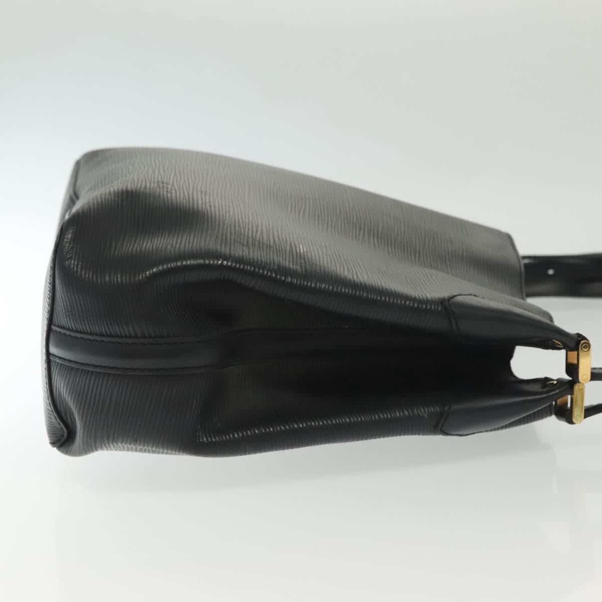 Louis Vuitton Mandara Handbag Epi Leather Black Leather Shoulder Bag Bag (Pre-Owned)