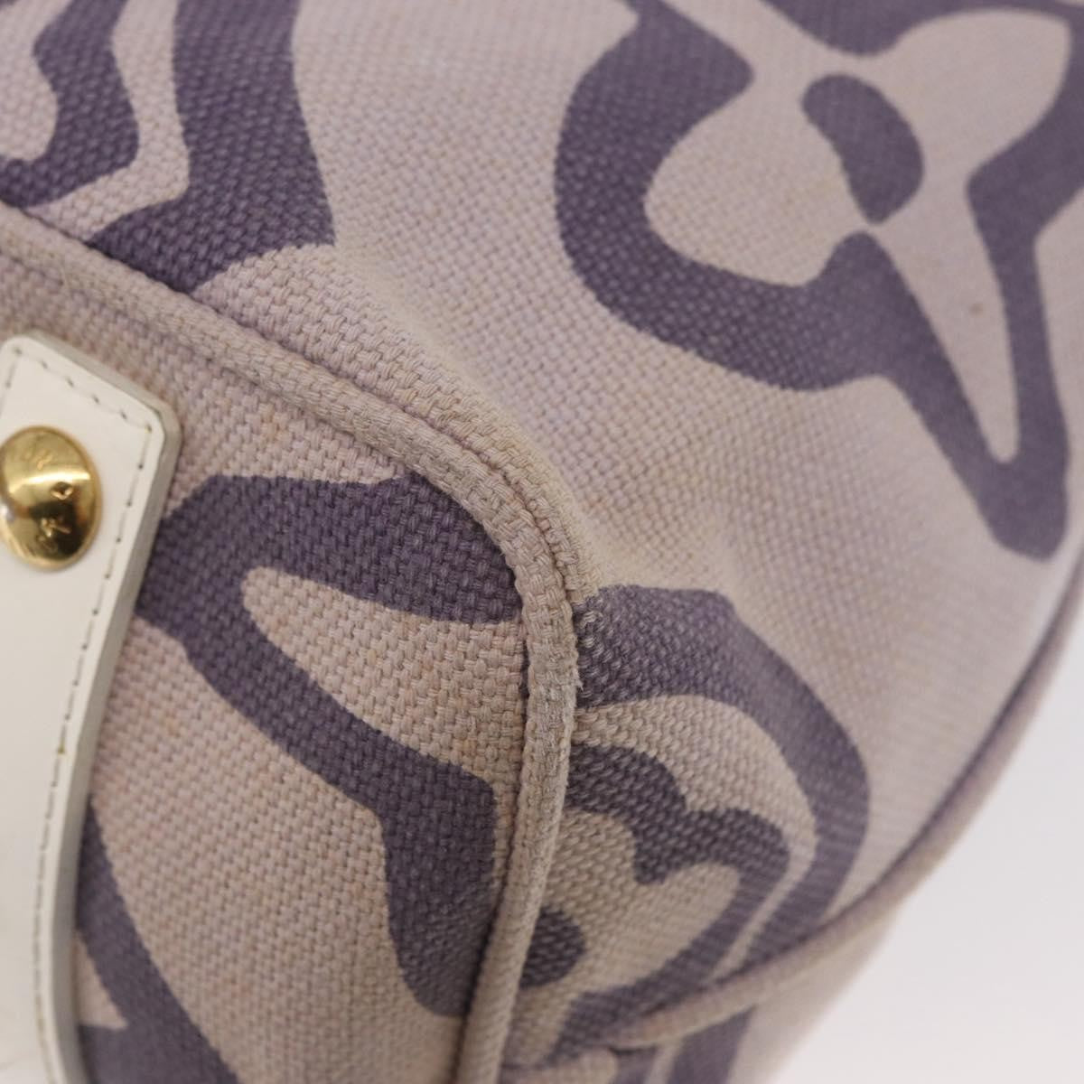 Louis Vuitton Tahitienne Cabas Canvas Purple Canvas Tote Bag Bag (Pre-Owned)