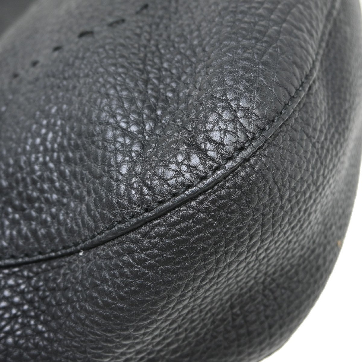 Fendi Selleria Hobo Leather Black Leather Handbag (Pre-Owned)