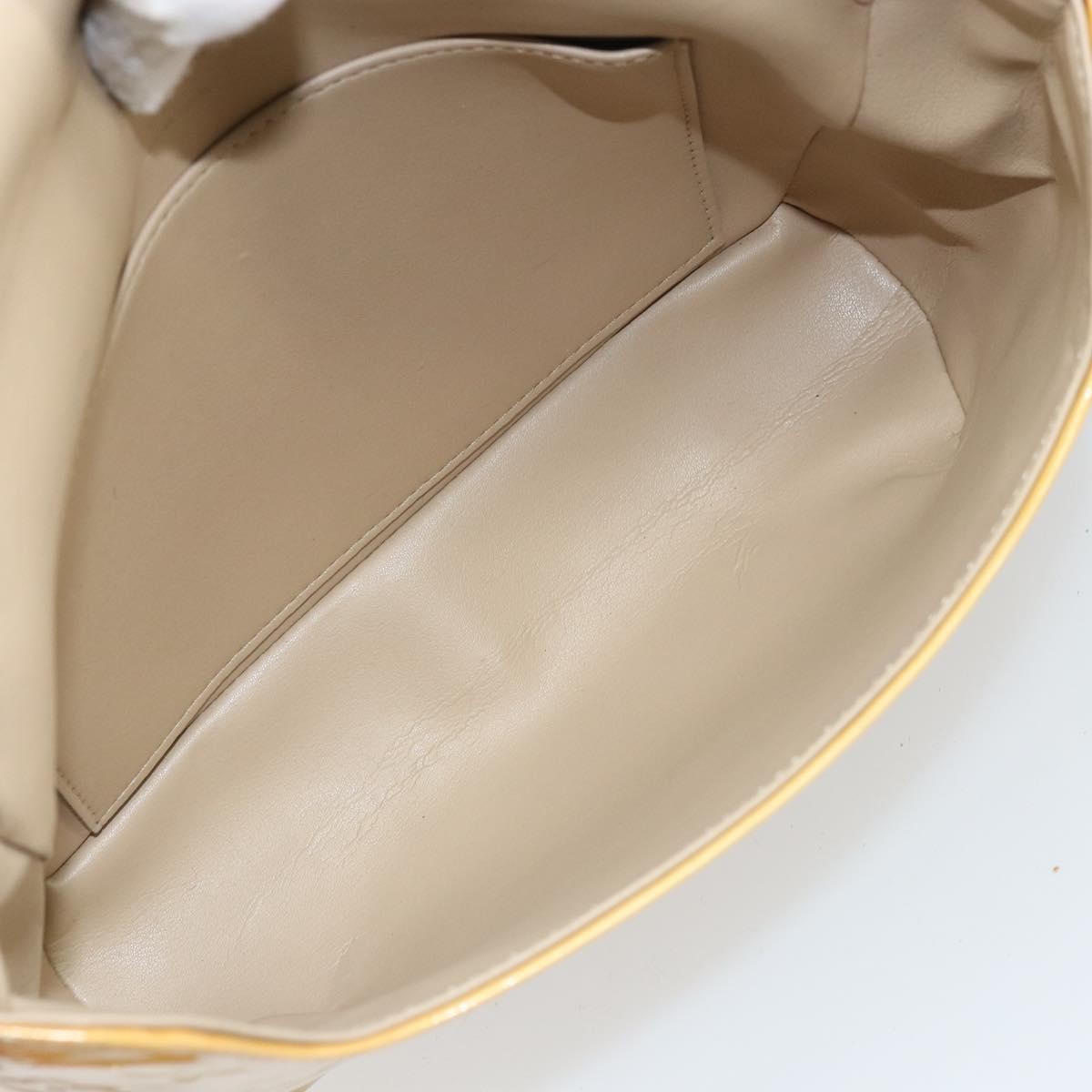 Louis Vuitton Thompson Street Handbag Monogram Vernis Beige Patent_Leather Shoulder Bag Bag (Pre-Owned)
