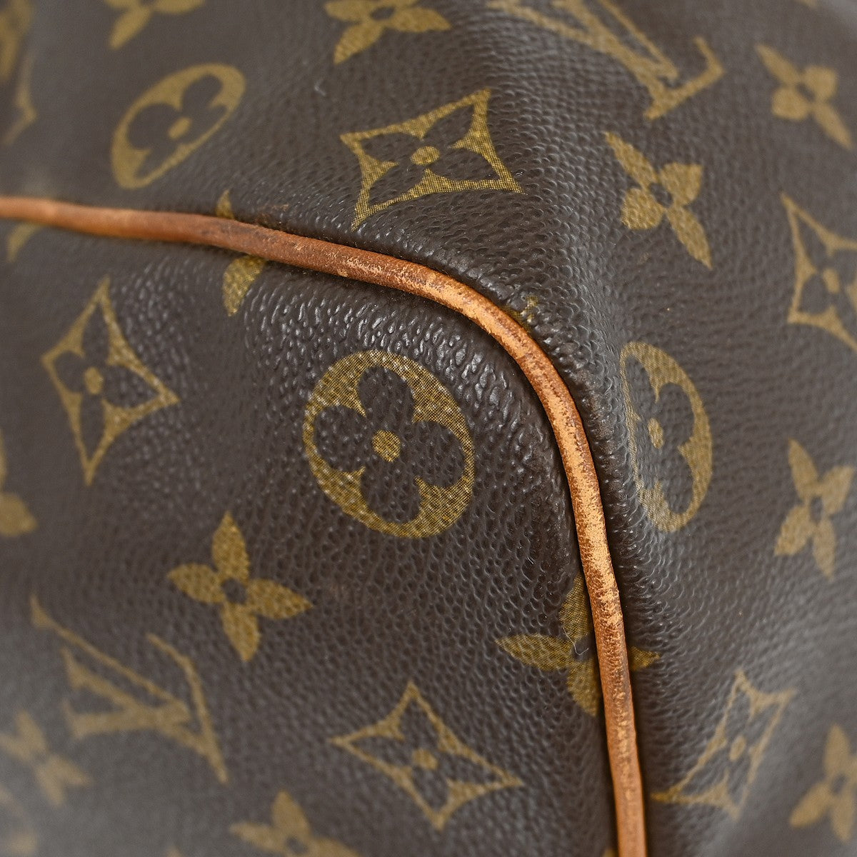 Louis Vuitton Speedy Handbag Monogram Canvas Brown Canvas Handbag (Pre-Owned)