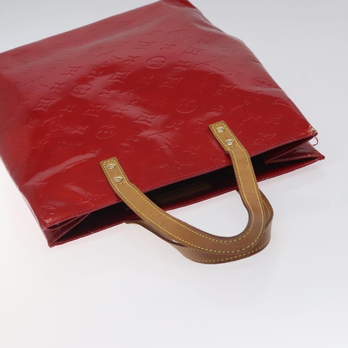 Louis Vuitton Reade Handbag Monogram Vernis Red Patent_Leather Handbag (Pre-Owned)