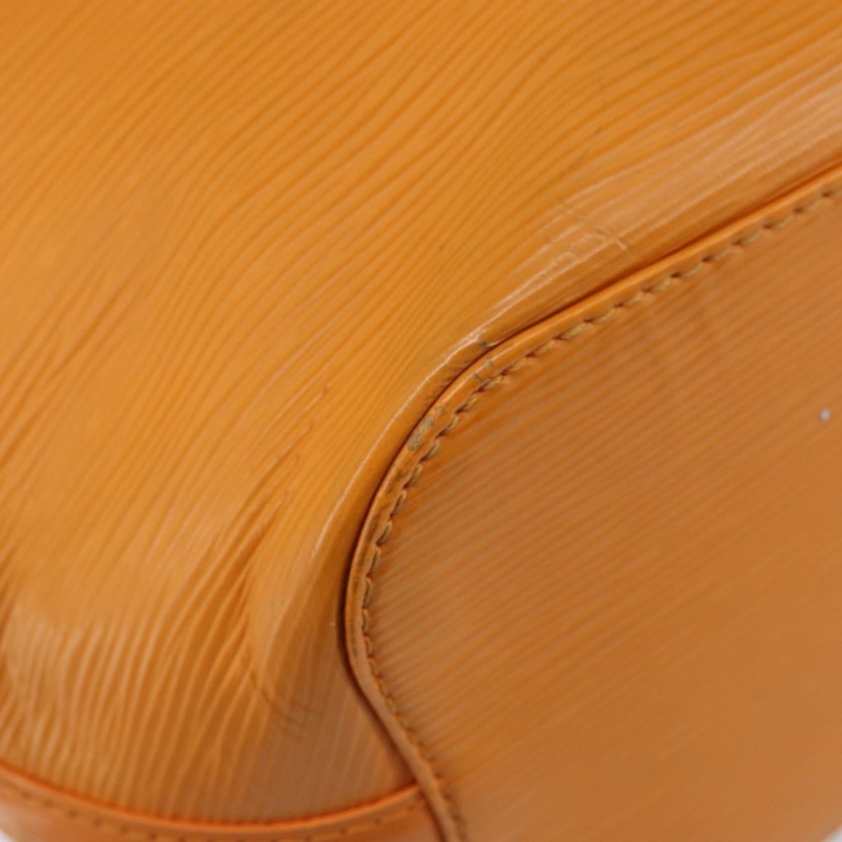 Louis Vuitton Mandara Handbag Epi Leather Orange Leather Shoulder Bag Bag (Pre-Owned)