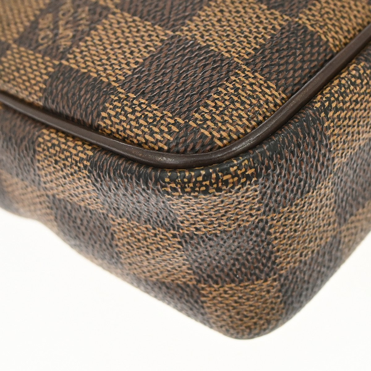Louis Vuitton Pochette Macao Damier Brown Canvas Clutche & Pouche Bag (Pre-Owned)