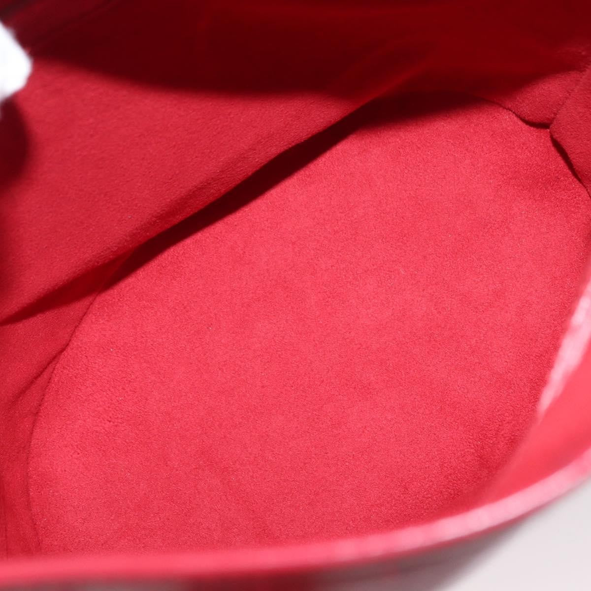 Louis Vuitton Bucket Bag Epi Leather Red Leather Shoulder Bag Bag (Pre-Owned)